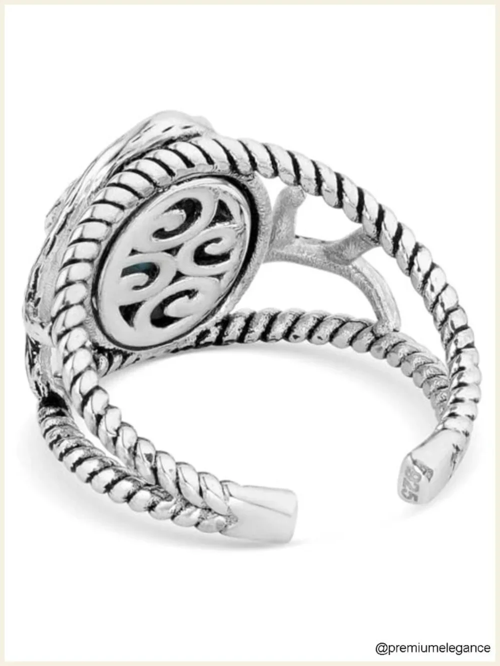 Sterling Silver Wrap Ring – Adjustable Tarnish Resistant